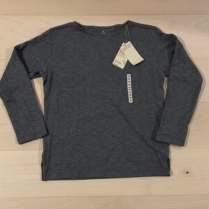 Muji Gray Women’s Long Sleeve T-Shirt in Size M